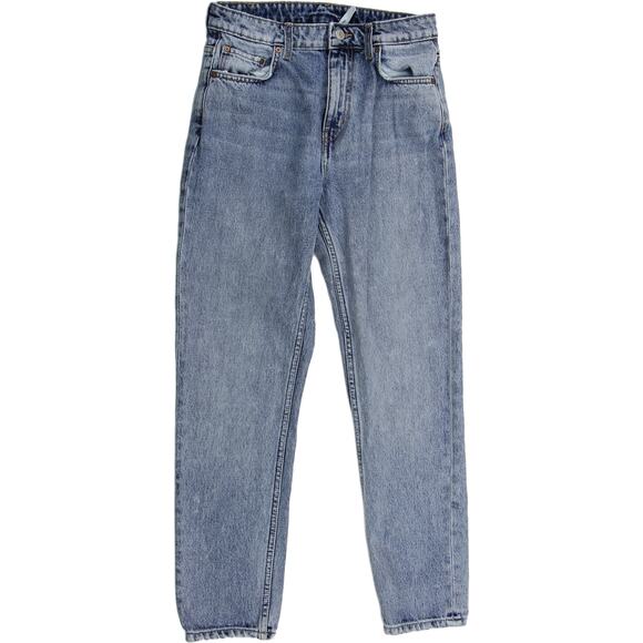 Weekday Seattle San Fran Blue High Waist Mom Jeans - Picture 1 of 3